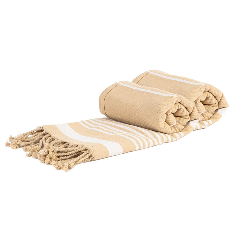 Nicola Spring - Deluxe Cotton Turkish Bath Towels, Beige
