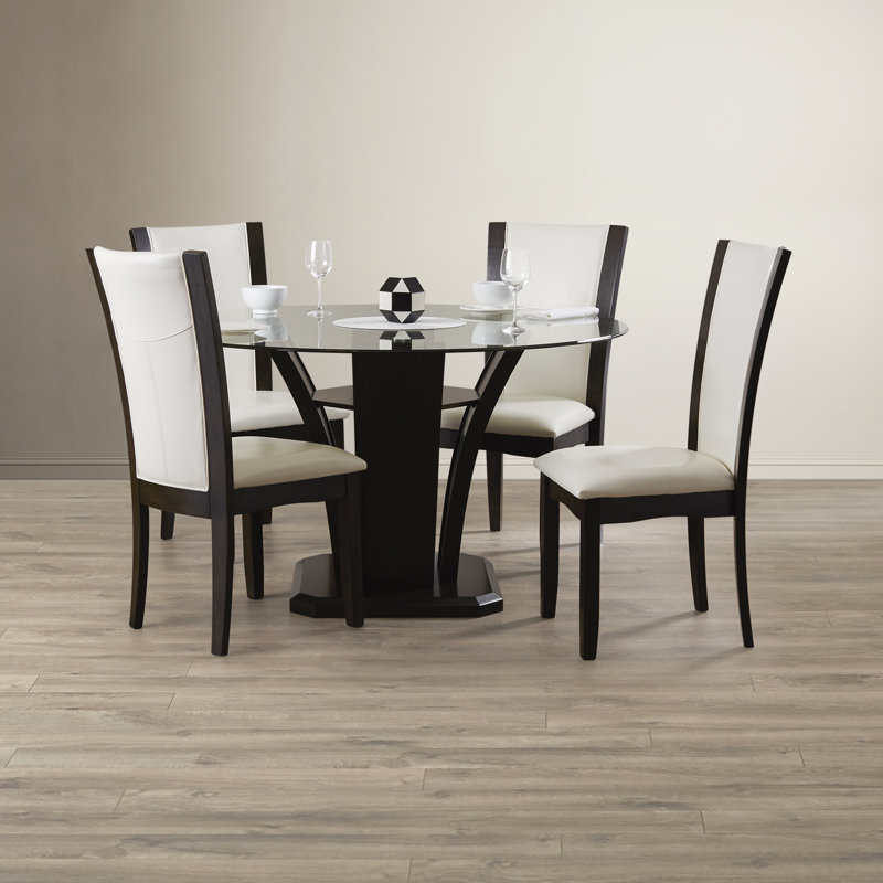 Bardia 5-Piece Dining Table Set, Ivory