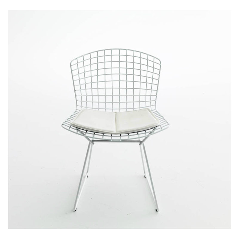 Ontiveros Metal Windsor Side Chair, Blanc, 2