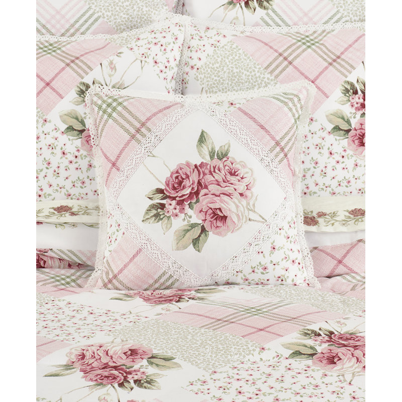 Coussin décoratif Floral, Rose