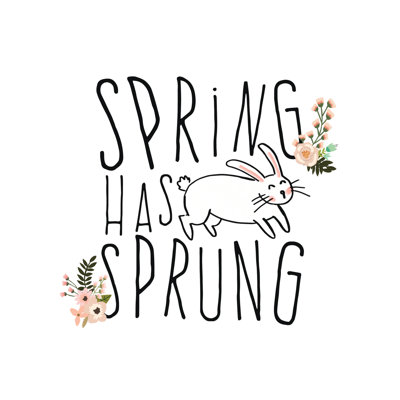 Spring Has Sprung Floral - Wrapped Canvas Square Print