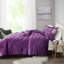 Ensemble d'édredon en velours pour grand lit avec coussin décoratif-126520964-126520962