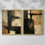 ABSTRACT Series CCCCXXIV - Impression encadrée de qualité supérieure - prête à être accrochée - aucun clou requis - aucun clou requis-1092609808-1092609809