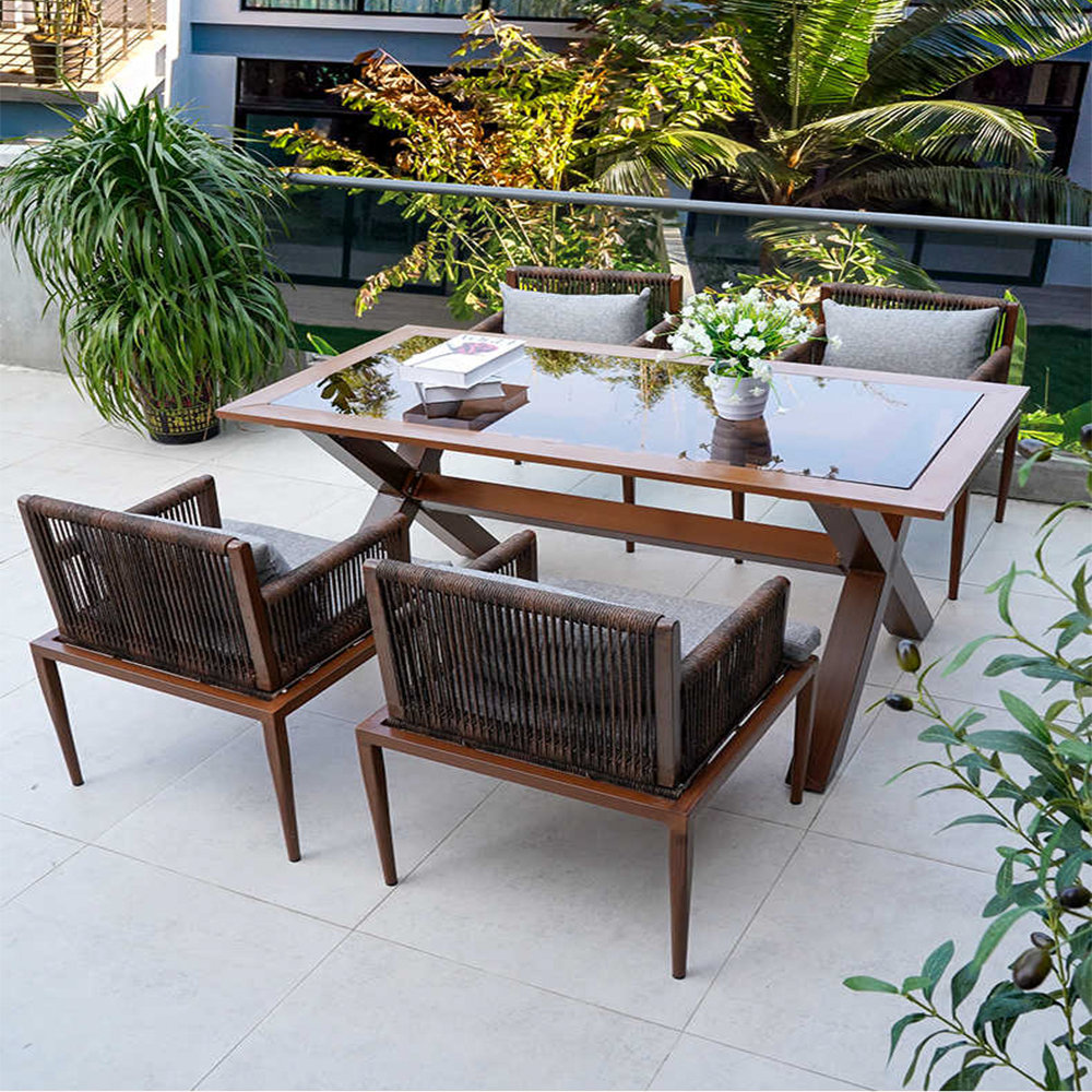 Corrigan Studio Outdoor Tables And Chairs Waterproof Sunscreen