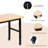 Vuyo 48" Adjustable Heavy-Duty Work Bench with Locking Universal Wheels & Metal Frame,Workshop Garage Table