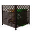L 48 po x H 47,3 po H 2 panneaux de protection en métal pour l'extérieur