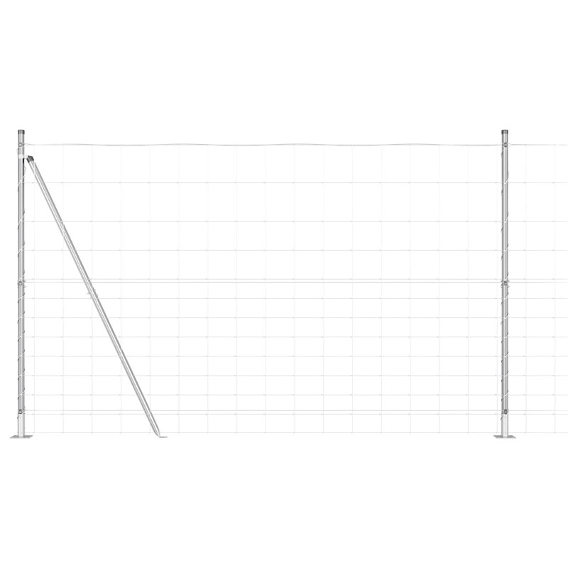 Field Fence Galvanised Steel, 150cm H x 2500cm W