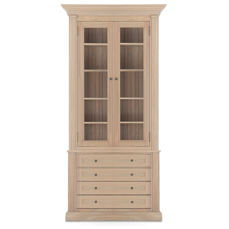 Durinick 609.6cm H x 254cm W Library Bookcase
