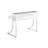 Bushman Glass Stainless Steel Writing Desk