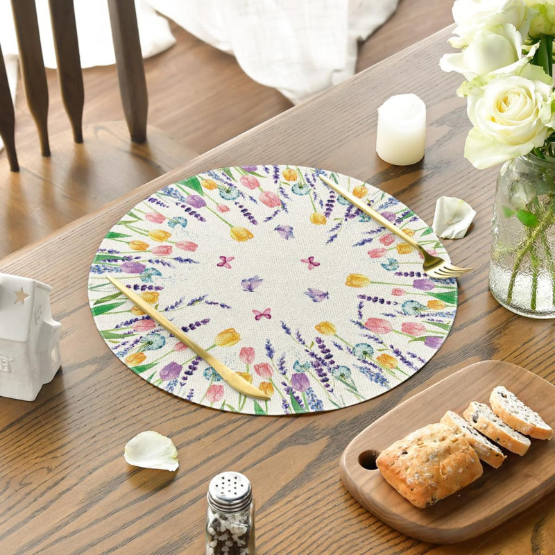 Polyester Blend Round Placemat