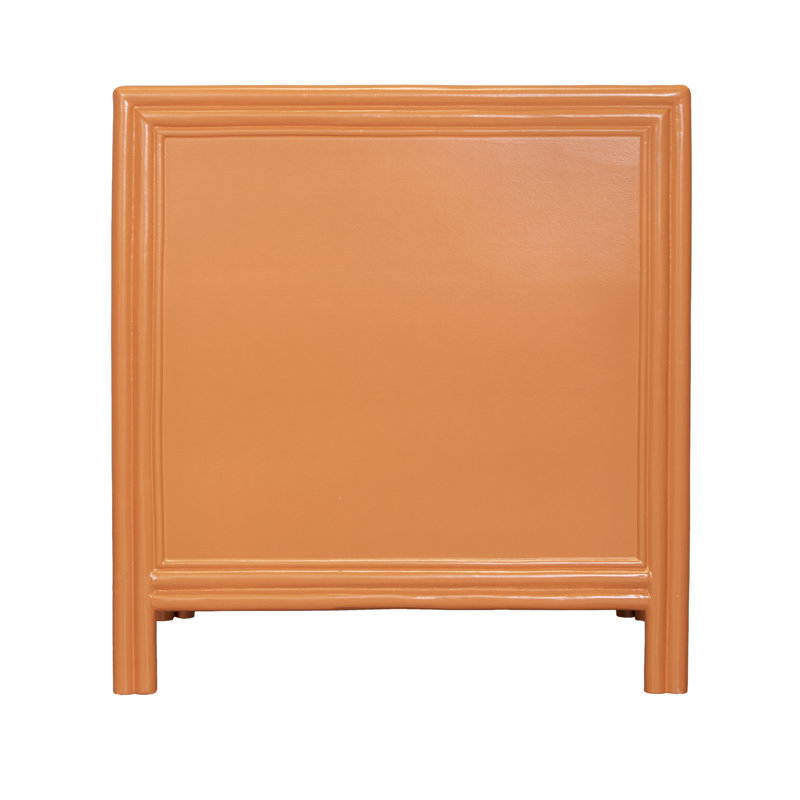 Aruba 1 - Drawer Nightstand, Citrus Orange