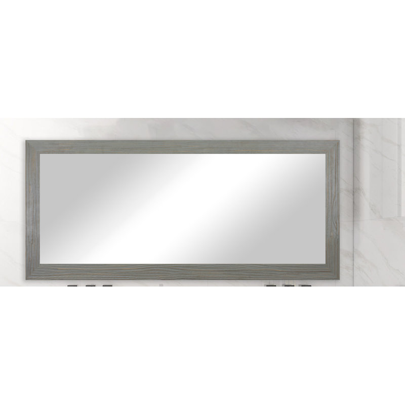 Balmuth Solid Wood Flat Mirror, 36.25" x 71.75"
