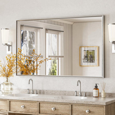 Lohoski Decorative Bathroom Vanity Mirror for Wall - Beveled Design