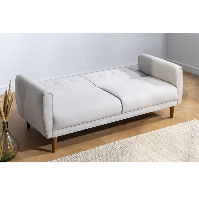 Ensemble de salon inclinable 2 pièces Sova, 100 % lin crème