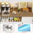 Nyanza 71"H Tall Kitchen Pantry with Power Outlet and Microwave Shelf-1035300371