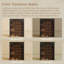 Meuble télé mural Jagger 170 po avec foyer de 36 po et porte en bois, ébène-1562183708