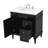 Readington 32'' Single Bathroom Vanity with Engineered Marble Top-449735375