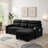 Upholstered L-Shaped Sectional Right Hand Facing-388111533