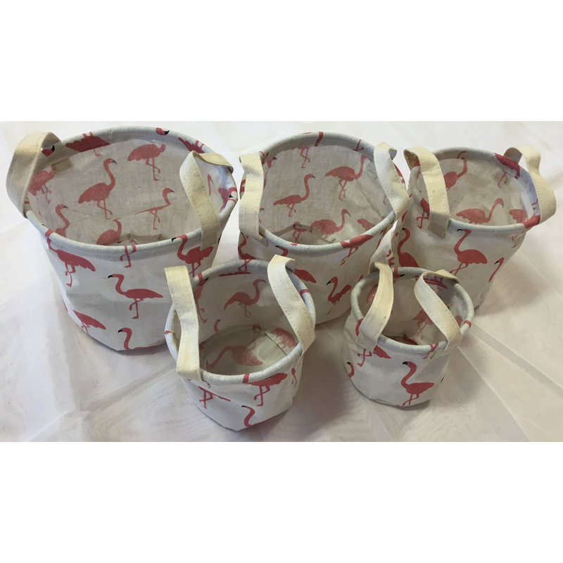 Bay Isle Home Fabric Decorative Basket