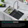 Kraus Bellucci 32 in. Undermount Single Bowl Kitchen Sink with Accessories