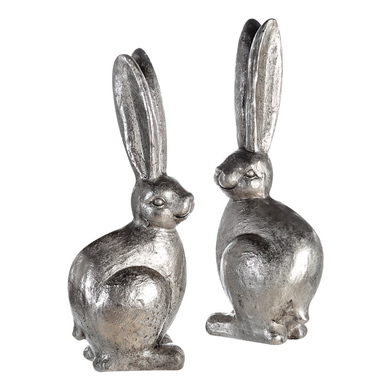 Kinloch Animals Decorative Object, Silver, 50cm H x 19cm W x 15cm D