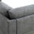 The Onyx Luxe Dark Grey L Shaped Living Room Sofa Set-30485361