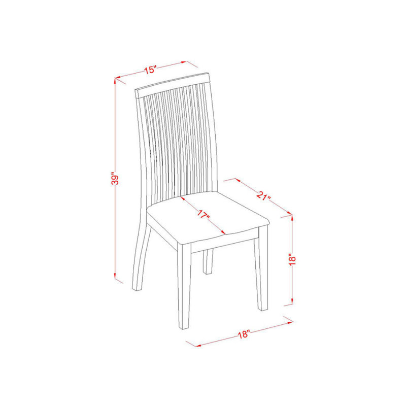 7 Piece Dining Set Consist of a Rectangle Dining Room Table with Butterfly Leaf and 6 Kitchen Chairs, Buttermilk & Cherry