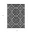 Tapis intérieur / extérieur gris anthracite lavable 8 pi x 10 pi