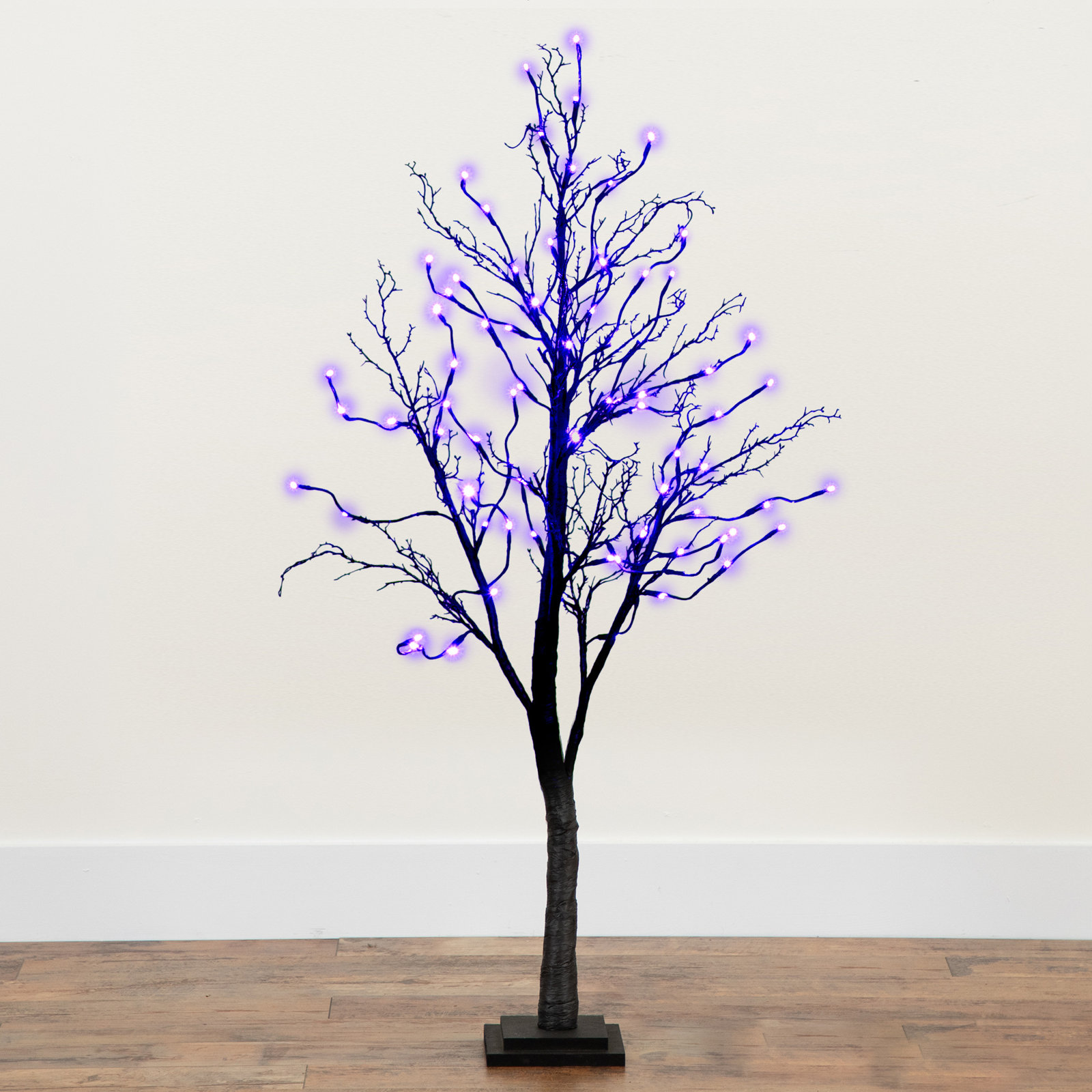48" Pre-Lit Twig Tree with Base Included
