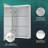 Surface Frameless Medicine Cabinet with Mirror-67860854