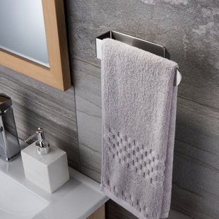 Hand Towel Holder, Self Adhesive Towel Racks for Bathroom Wall Mounted,Sliver