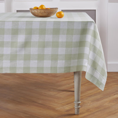 Buffalo Check - 100% Pure Linen Tablecloth