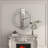 Jeni Glass Round Living Room Wall Clock-1333521061