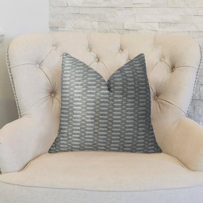 Coussin fait à la main Cicul, 26 po x 26 po, Carré