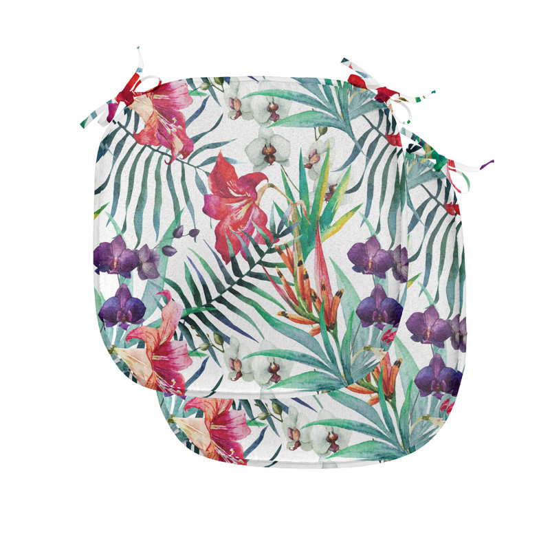 Coussin de siège exotique d'intérieur / extérieur Tropical
