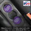 Ensemble de 2 sous-verres pour voiture en pierre Classy & Caffeine