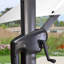 Parasol carré en porte-à-faux 9 pi sans base Anoush-2040565715