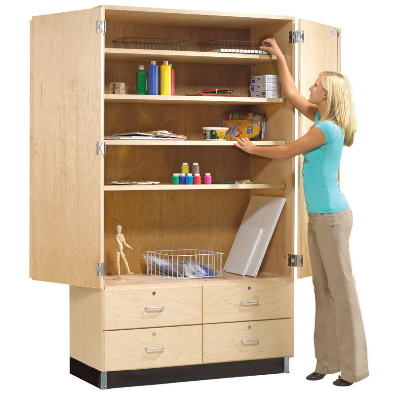 5 Compartment Classroom Cabinet