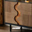 Meuble télé rétro en bois massif Nut-Brow-1143550933