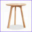Table basse 100% chêne massif pour le salon et amp; Chambre à coucher, table d'appoint compacte, durable, compacte et peu encombrante