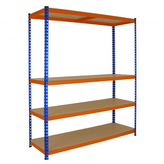 150 cm W Steel Adjustable Height Shelving Unit Storage Rack