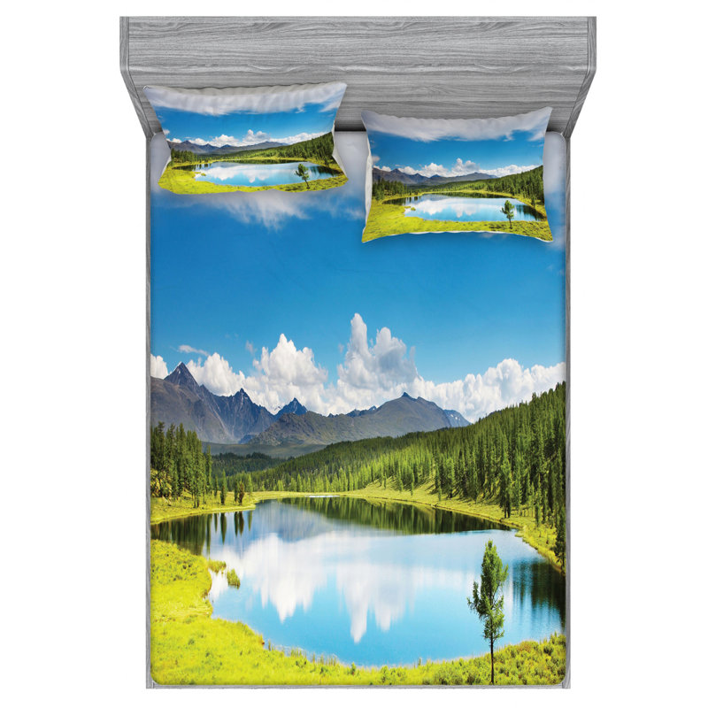 Microfiber Sheet Set, Full Sheet Set with Fitted Sheet
