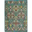 Tapis turquoise / ivoire / jaune Welaka-1725706656