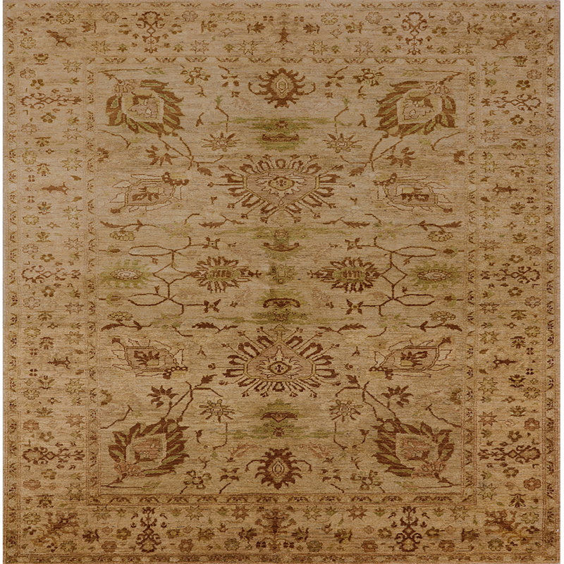 Tapis beige Newmarch, Carré 4 pi