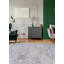 Tapis noir à transition de couleur 6 pi 10 po x 10 pi 3 po