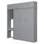 Lit escamotable mural avec bureau, armoire supérieure et tablettes de rangement, lit pliable peu encombrant-2012179855-2012179848