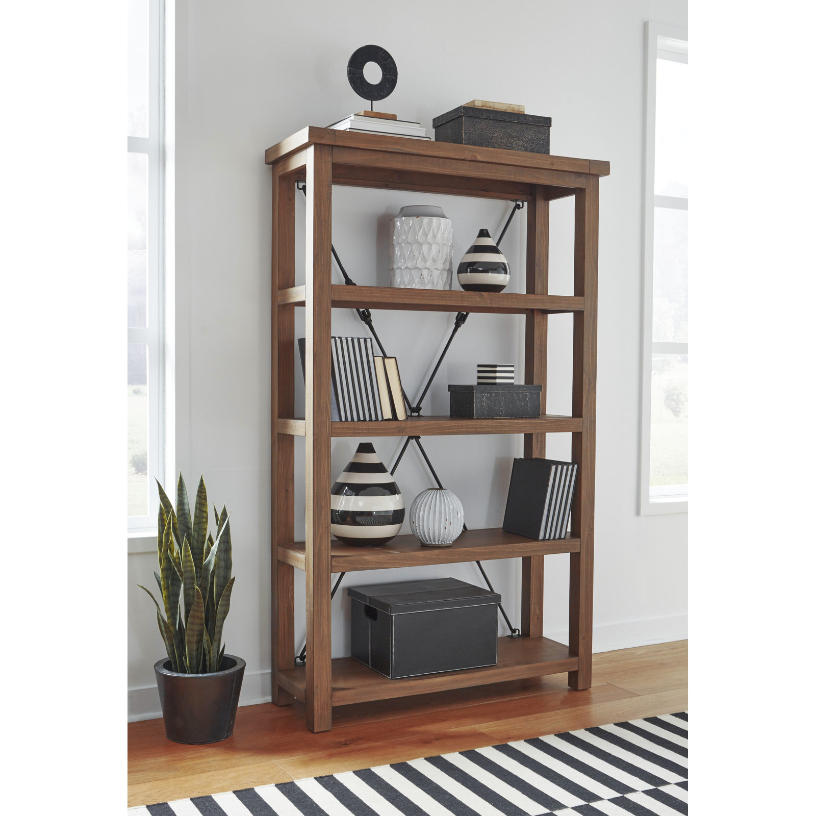 Menta Wide Bookcase