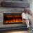 Schonbrunn Recessed Wall Mounted Electric Fireplace, Wide Screen & Ultra-Thin Frame-983887255