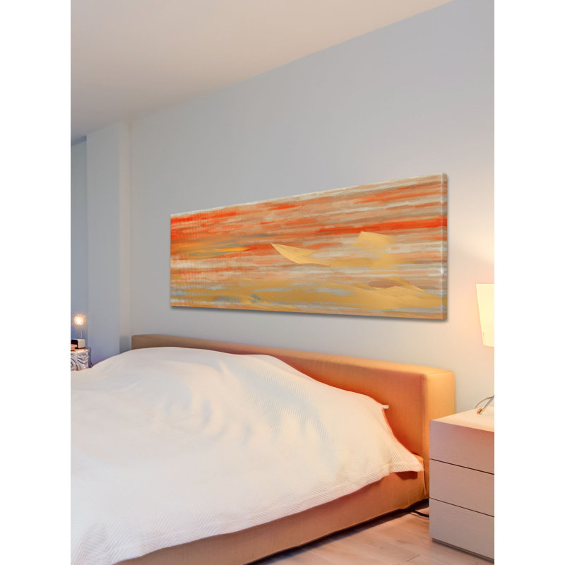 1 Piece Wrapped Canvas Wall Art, 38cm H x 114cm W