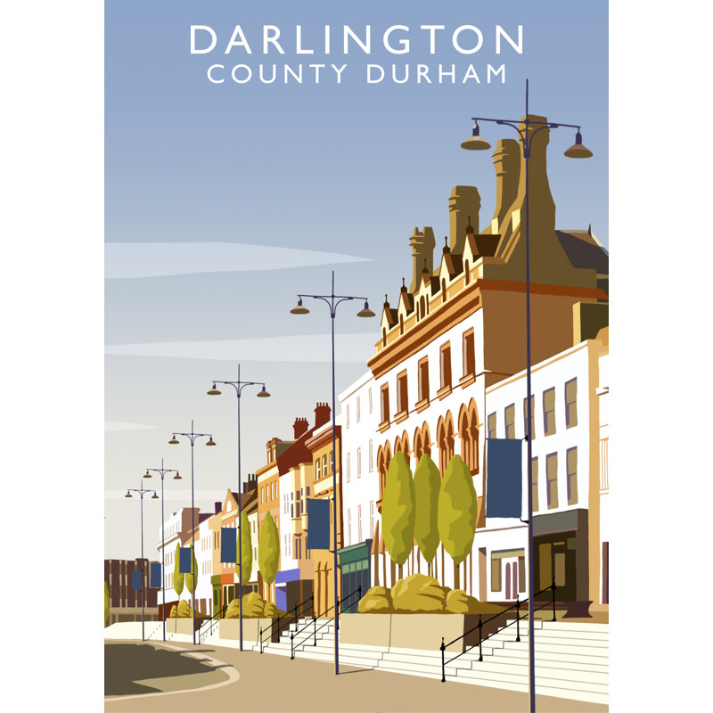 Darlington 2 by Richard O'Neil - Print, 40 cm H x 30 cm W x 1 cm D, No Frame